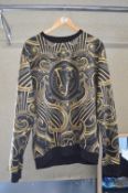 Long Sleeve Top in the Style of Versace Size: XL