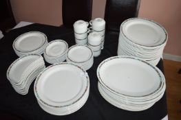 *Quantity of Steel Light Crockery to Include Oval and Round Dinner Plates, Side Plates, Cups &
