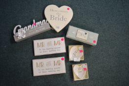 *Wedding Signs and Gifts etc.