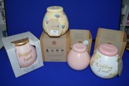 *4x Pot of Dreams Hand Decorated Moneyboxes