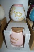 *2x Pot of Dreams Hand Decorated Moneyboxes