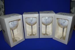 *4x Heart to Home Happy Birthday Gin Glasses