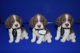 *3x Vivid Arts Dog Ornaments