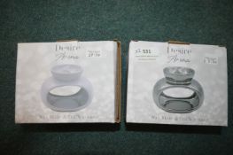*2x Desire Aroma Small Wax Melt & Oil Warmers