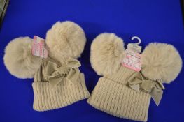 *2x Infant Bobble Hats