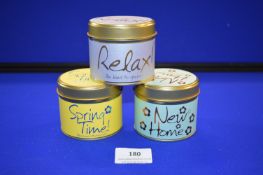 *3x Scented Candle Gift Tins