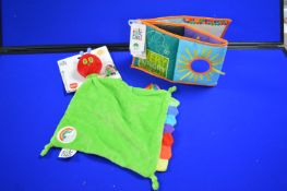 *Eric the Caterpillar Comfort Blanket and Sensory Learning Toy