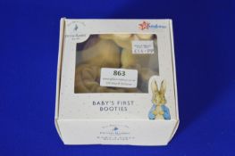 *Rainbow Designs Peter Rabbit Baby’s First Booties
