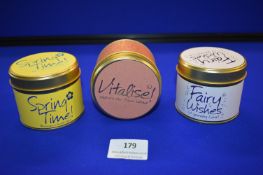 *3x Scented Candle Gift Tins