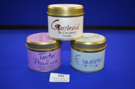 *3x Scented Candle Gift Tins