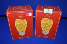 *2x Desire Aroma Wax Melt and Oil Warmers