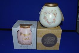 *2x Pot of Dreams Hand Decorated Moneyboxes