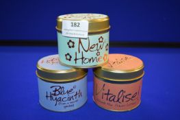 *3x Scented Candle Gift Tins