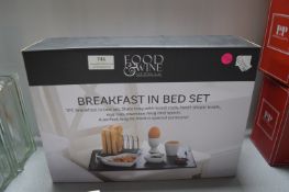 *Food & Wine Breakfast in Bed Set