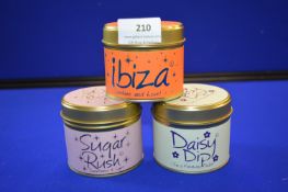 *3x Fragrance Candle Gift Tins