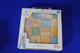 *Rainbow Designs Peter Rabbit Wooden Alphabet Box