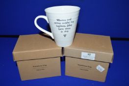 *2x East of India Porcelain Mugs