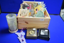 *Wooden Crate Containing Novelty Signs etc.