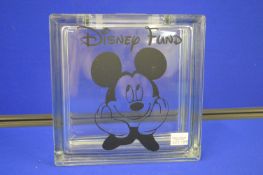 *Mickey Mouse Disney Fund Glass Moneybox