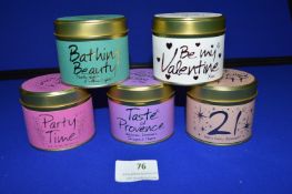 *5x Scented Candle Gift Tins