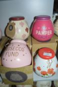 *4x Pot of Dreams Hand Decorated Moneyboxes
