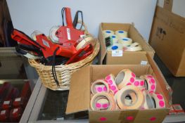 *3x Sato Duo 20 Tape Guns with Quantity of Tapes and Stickers