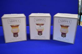 *3x Aroma Copper Knit Plug-In Wax Melt Burners