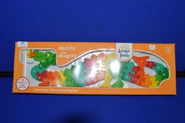 *Lanka Kade Dazzle the Dragon Painted Wooden Educational Jigsaw
