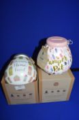 *2x Pot of Dreams Hand Decorated Moneyboxes