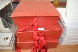 *3x Red Ribbon Giftboxes