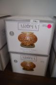*2x Aroma Animal Print Ellipse Burners
