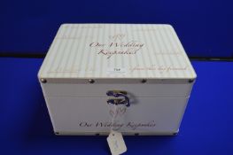 *Large Our Wedding Keepsakes Chest