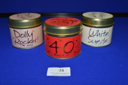 *3x Scented Candle Gift Tins