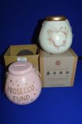 *2x Pot of Dreams Hand Decorated Moneyboxes
