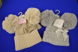 *2x Infant Bobble Hats