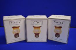 *3x Aroma Copper Knit Plug-In Wax Melt Burners