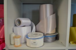 *Assorted White and Ivory Ribbons