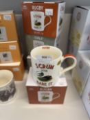 *4x Rugby and Golf Mugs