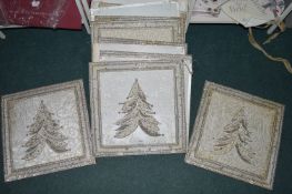 *15x Christmas Beaded Table Mats