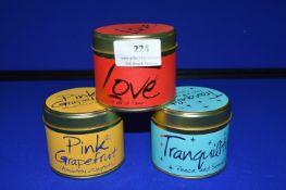 *3x Fragrance Candle Gift Tins