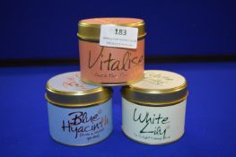 *3x Scented Candle Gift Tins