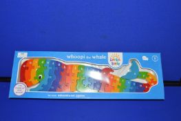 *Lanka Kade Whoopi the Whale Painted Wooden Educational Jigsaw