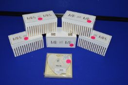 *5x Mr & Mrs Wooden Gift Boxes, and a Heart Dish