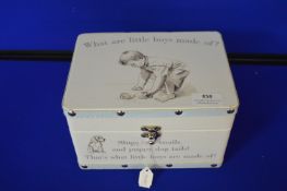 *What are Little Boys made of Keepsake Chest