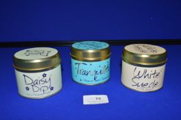 *3x Scented Candle Gift Tins