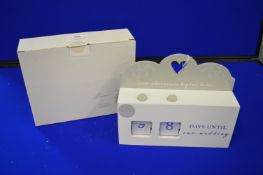 *2x Wedding Countdown Calendars