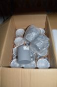 *24x Grey Pottery Mugs