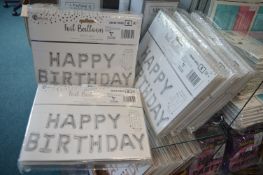 *5x 6pk of Happy Birthday Folk Balloons