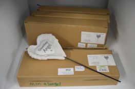 *4x Guardian Angel Heart Stakes