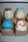 *4x Pot of Dreams Hand Decorated Moneyboxes